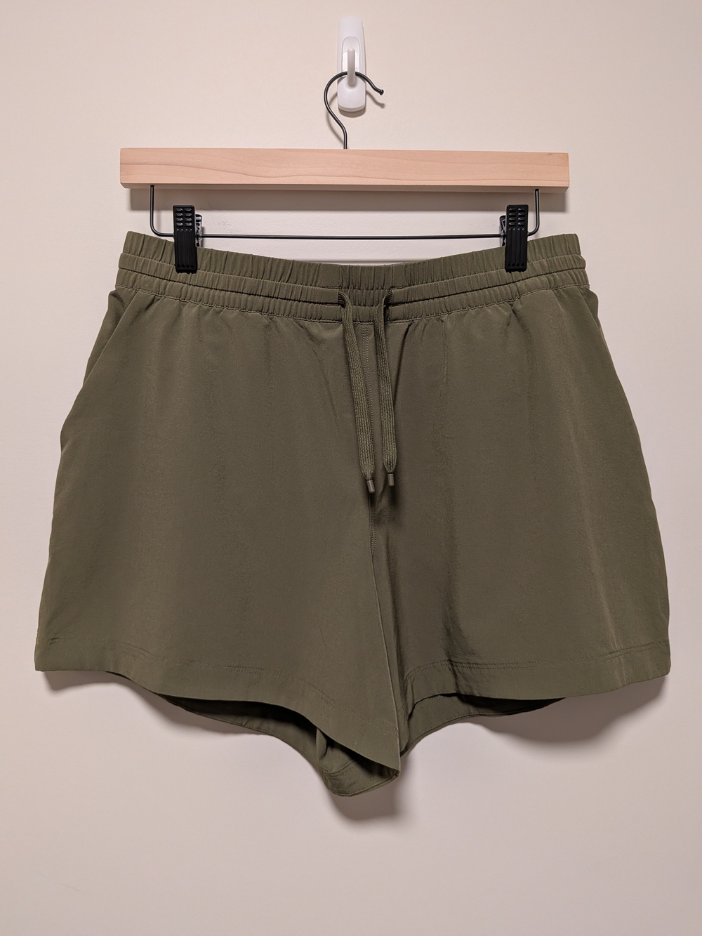 Patagonia Olive Athletic Drawstring Shorts